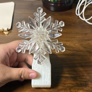 Bath & Body Works Crystal Snowflake Holiday Ornament